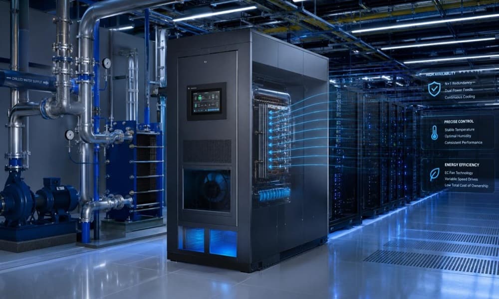 سیستم‌های سرمایش تخصصی مراکز داده؛ از CRAC تا In-Row Cooling